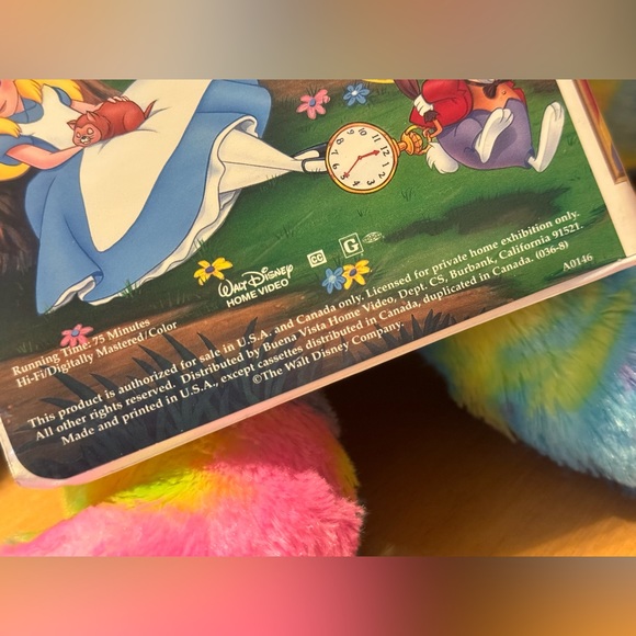 Alice in Wonderland VHS 1999 Walt Disney's Masterpiece Collection #036 - Picture 3 of 10